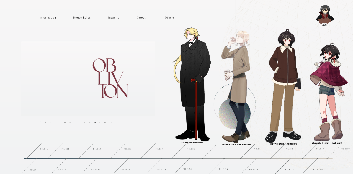 CoC6版『0BLIVI0N』・初日